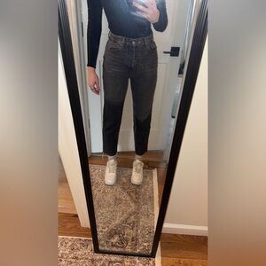 PacSun Dark Gray Straight-Leg Jeans